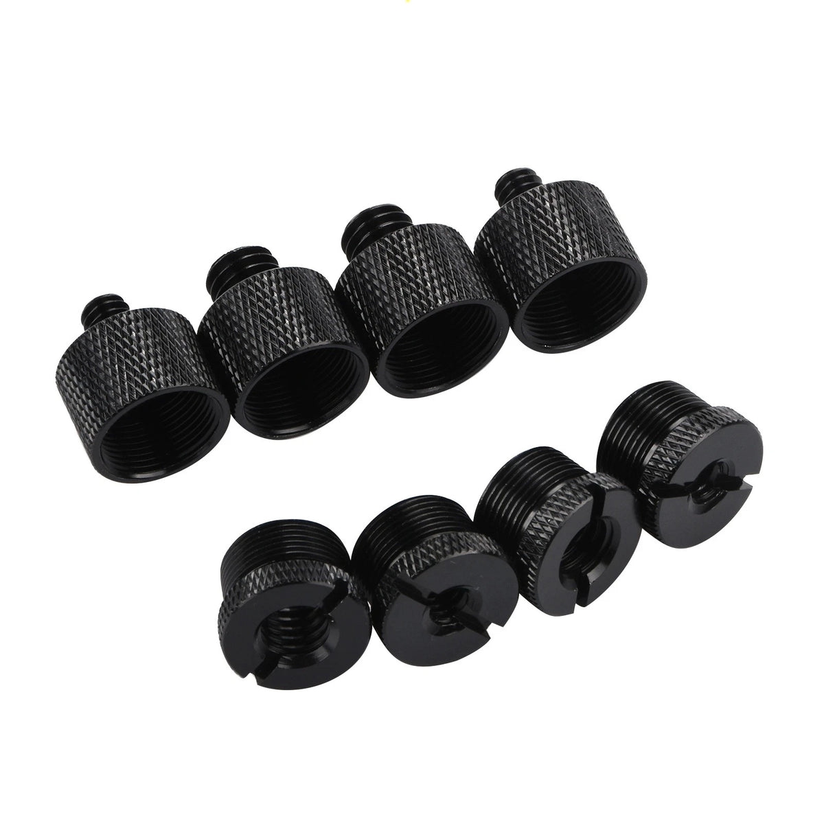 5/8 Female To 3/8 Male,1/4 Female To 5/8 Male Mic Thread Screw Adapter Kits 8*