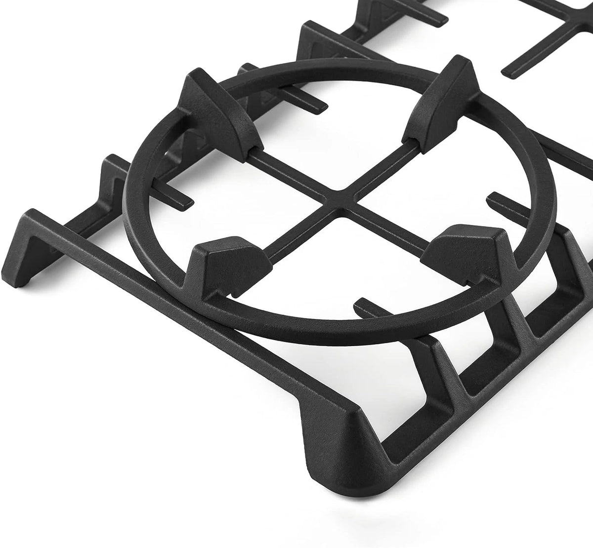 Wok Ring, Replacement Parts Cast Iron Support Ring for Gas Stove Black