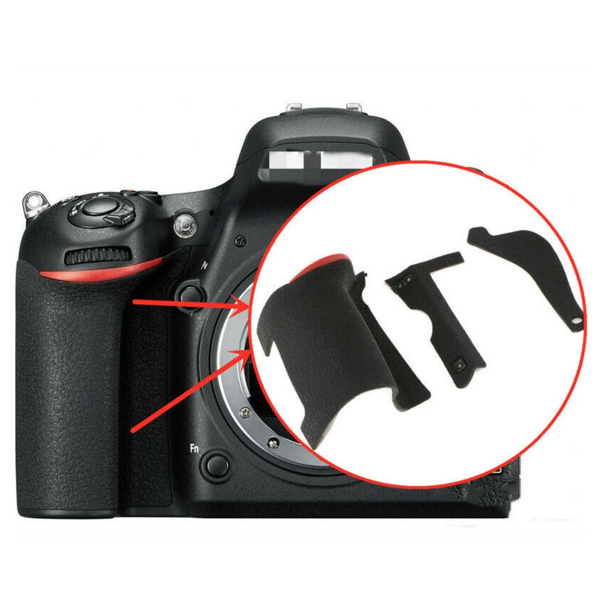 Camera Parts Thumb Rear Grip Rubber Cover Shell For Nikon D750 DSLR Camera F