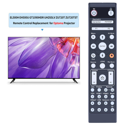 Remote Control For Optoma Projector EL500H EH500U GT1090HDR UHZ65LV ZU720T