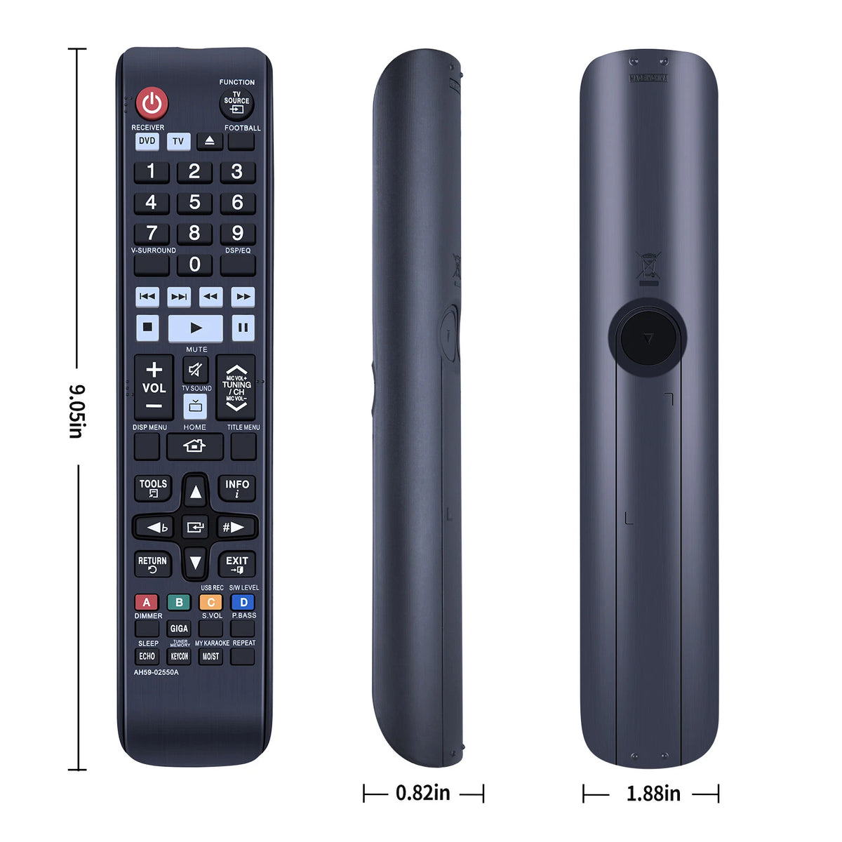 AH59-02550A Remote Control For Samsung Home Theater HT-F450K HT-F453K HT-F453HK