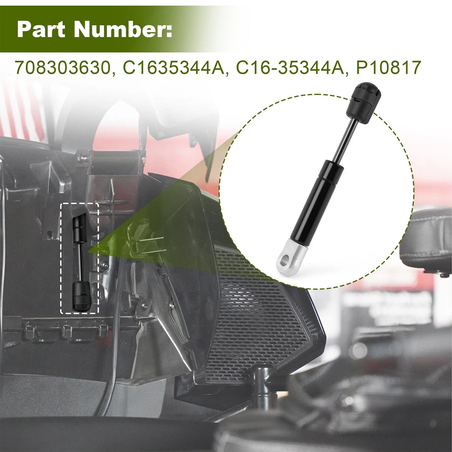 For 2020-2023 Can-Am Spyder RT/F3 Trunk Lift Shock  Replace 708303630, C1635344A