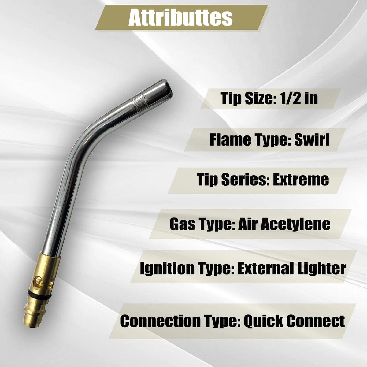 0386-0105 A-14 1/2" Torch Tips for G-4 or PLF-A5 Handles, Soft Solder 2 to...