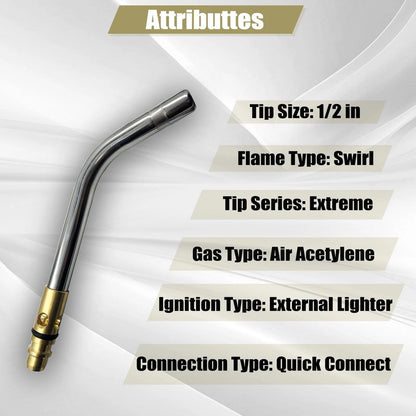 0386-0105 A-14 1/2" Torch Tips for G-4 or PLF-A5 Handles, Soft Solder 2 to...