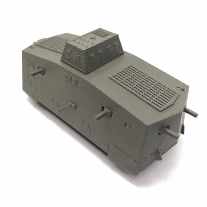 1:100 German WWI A7V Tank Model Military Vehicle Car Model Collection/Decoration