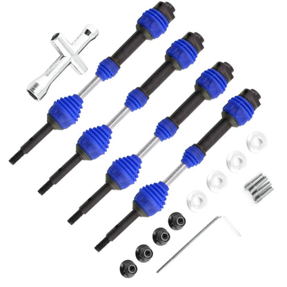 4* Driveshafts For TRAXXAS Hoss/Rustler/Slash/Stampede 4X4 2wd 1/10 RC Car y