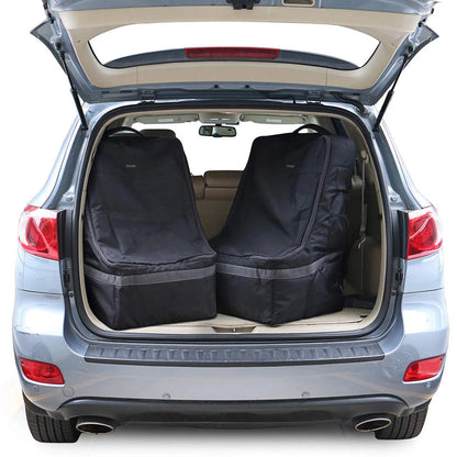 YOREPEK Padded Car Seat Travel Bag Backpack 28x18x18 Inch (Pack of 1), Black