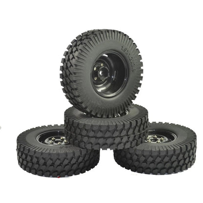 4Pack Wheel Tires Tyres Repalcement For Axial SCX10 D90 TF2 MST CC01 1/10 RC Car