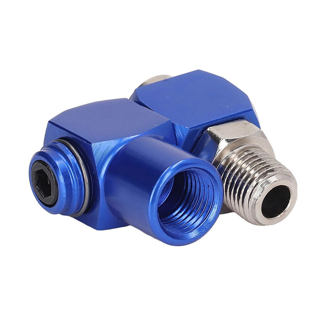 1/4" Inch NPT 360° Swivel Air Hose Connector Pressure Adapter Pneumatic Tool