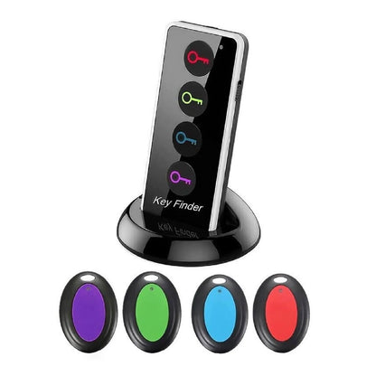 1 Pcs  Remote Wireless Key Finder Electronic Receiver Locator 4 in1 Alarm