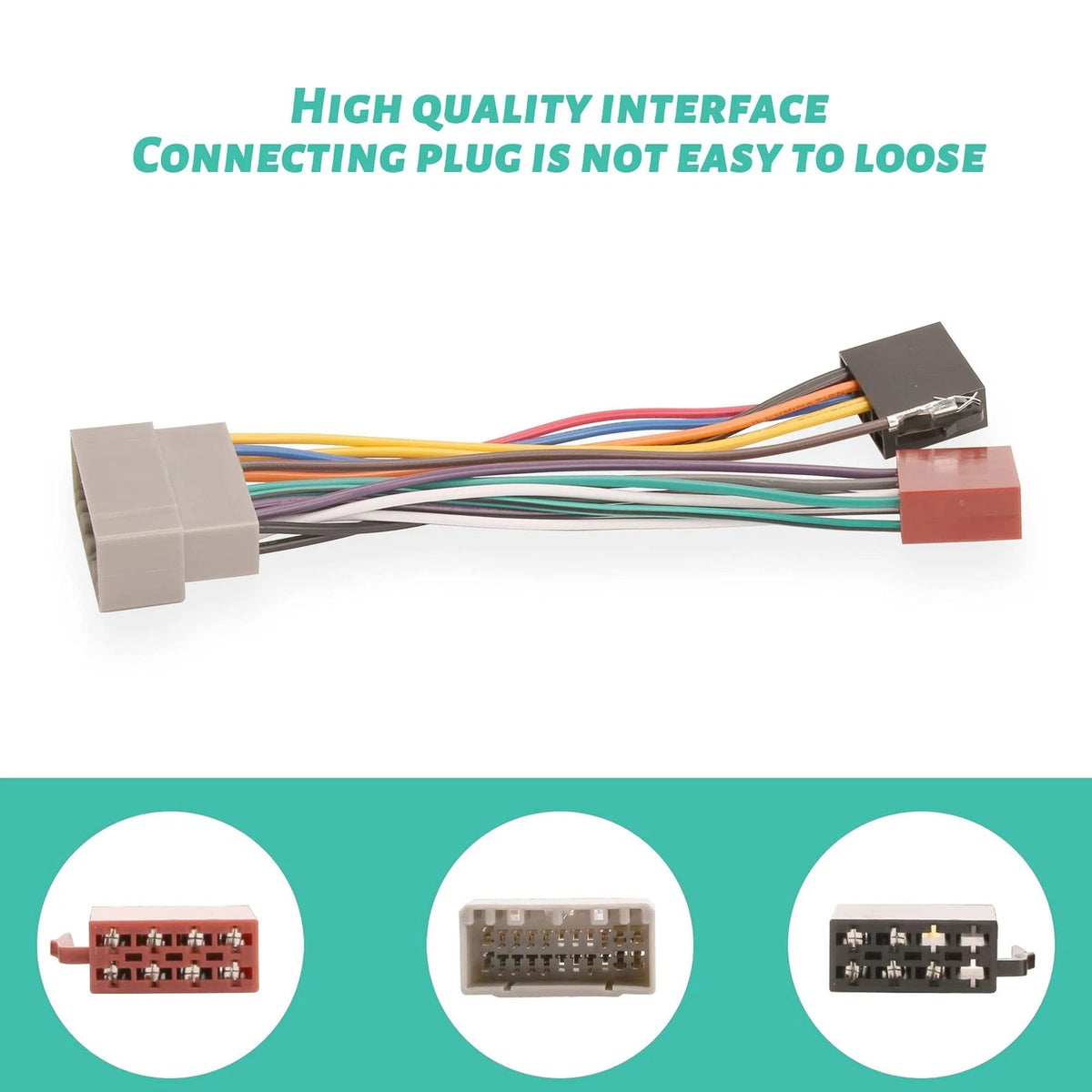 G Car Stereo Radio Wiring Harness Aftermarket Install Speaker Power Plug...