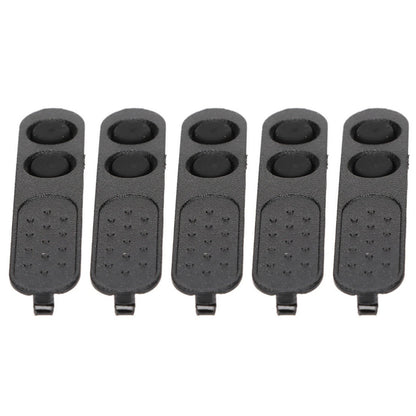 5Pcs Walkie Talkie PTT Lock + Rubber For Motorola XIR P3688 DEP450 DP1400 CP200d