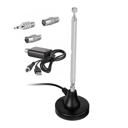 3dBi DAB FM Radio Antenna Digital Telescopic Indoor Antenna with Magnetic Base