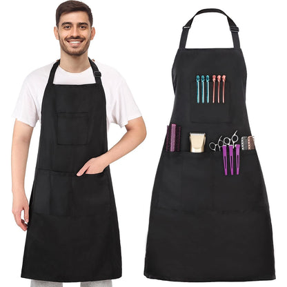 Noverlife Hair Stylist Apron with 4 One Size, Black Styling