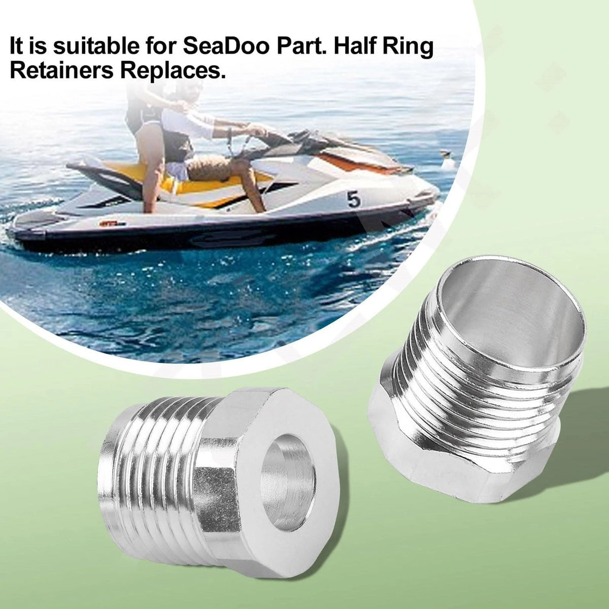 Anodized Aluminum Reverse Cable Lock Nut Set For Sea-Doo RXP RXT RXP-X Engines