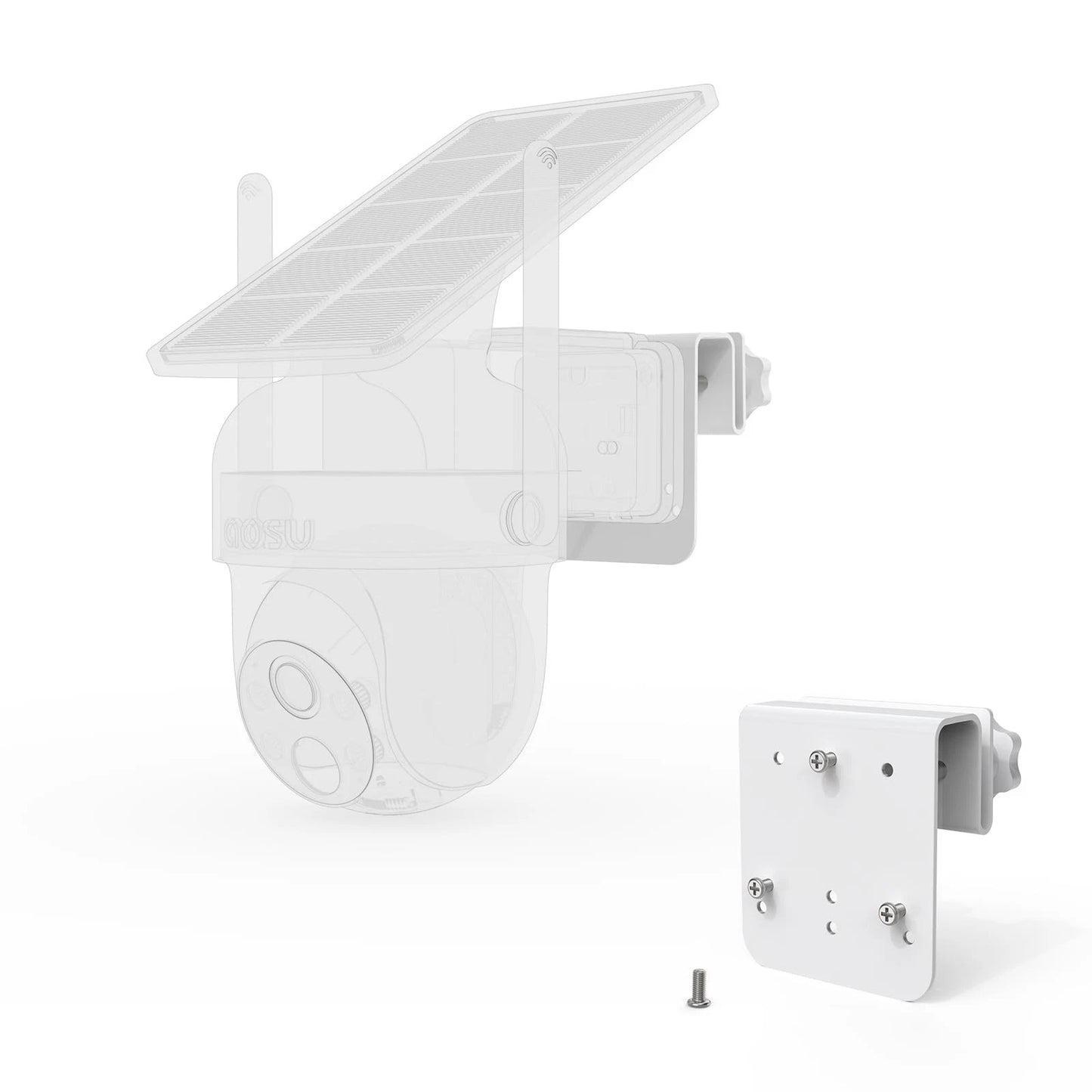OkeMeeo Metal Gutter Mount for AOSU Security Camera Wireless Outdoor...