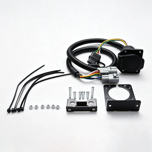 7-Way 4-Pin Trailer Wiring Harness Kit Pure Copper Wire for 07-13 Toyota Tundra