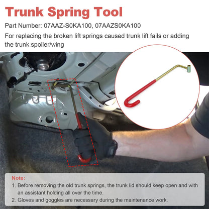 Trunk Lid Torsion Bar Spring Tool 90° For Honda Acura