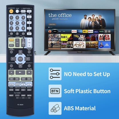 RC-682M For Onkyo AV Receiver Remote Control TX-SA8560 TX-SA605 TX-SR605
