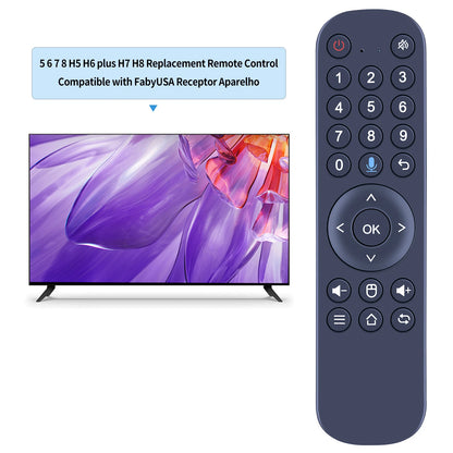 Replace Remote Control For Brazilian H8 TV Box HTV H8, HTV 8 with Voice