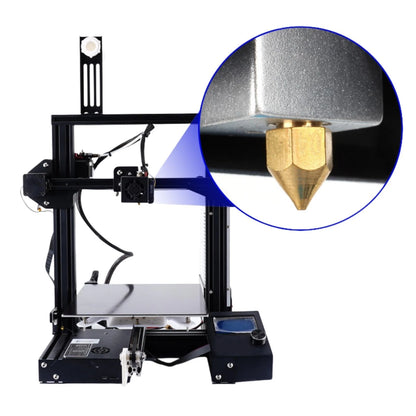 JUNYAOHSU 30PCS MK8 Ender 3 V2 Nozzles 0.4MM, 3D Printer Brass Hotend...