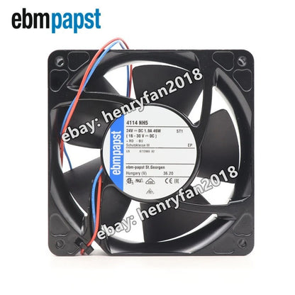 Ebmpapst Fan 4114NH5 Axial Fan DC 24V 1.9A 46W 120*120*38MM  Cooling Fan
