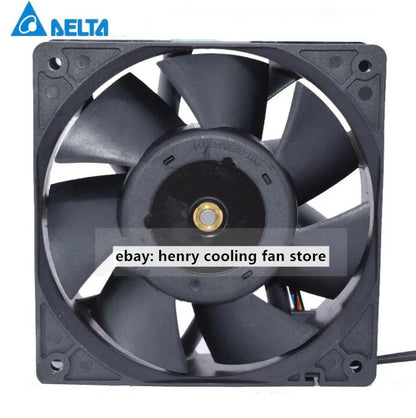 For Delta PFC1212DE DC 12V 4.80A 120*120*38mm 253CFM 4pin Server cooling fan