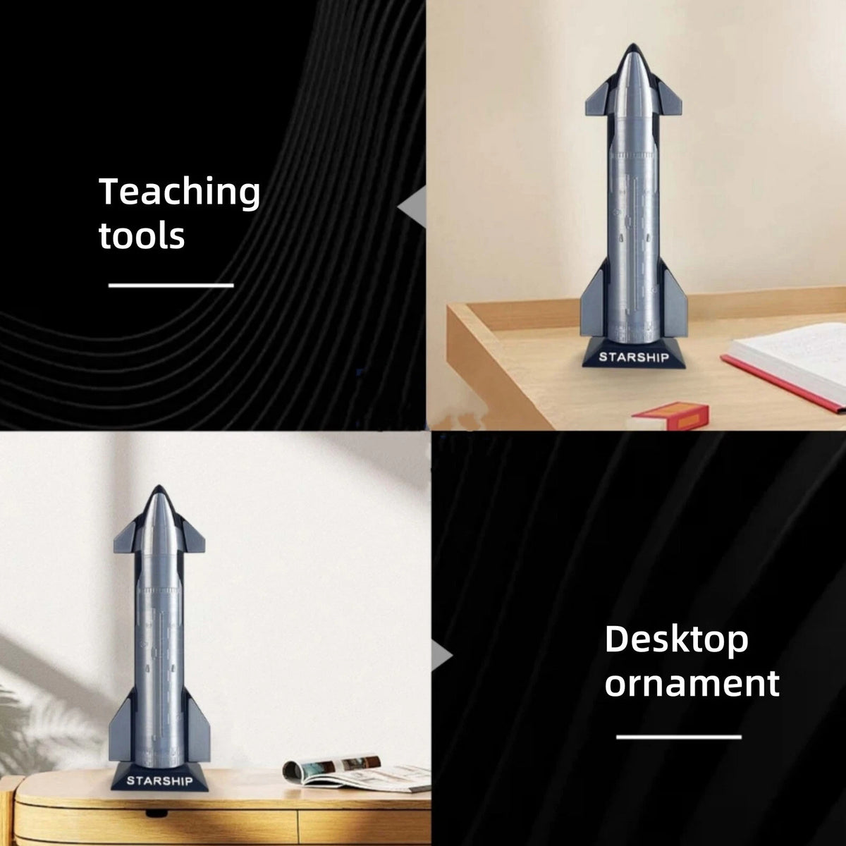21cm 1/240 For SpaceX Starship S24 Falcon Heavy Dragon Spaceship Model Craft