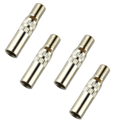 4PCS 39mm Chrome Tyre Wheel Valve Extension Caps Stem For Car Truck Van Parts/