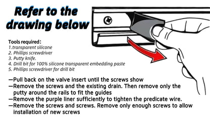 LXJZCP rain Gutter nozzles, RV Protect The top of White
