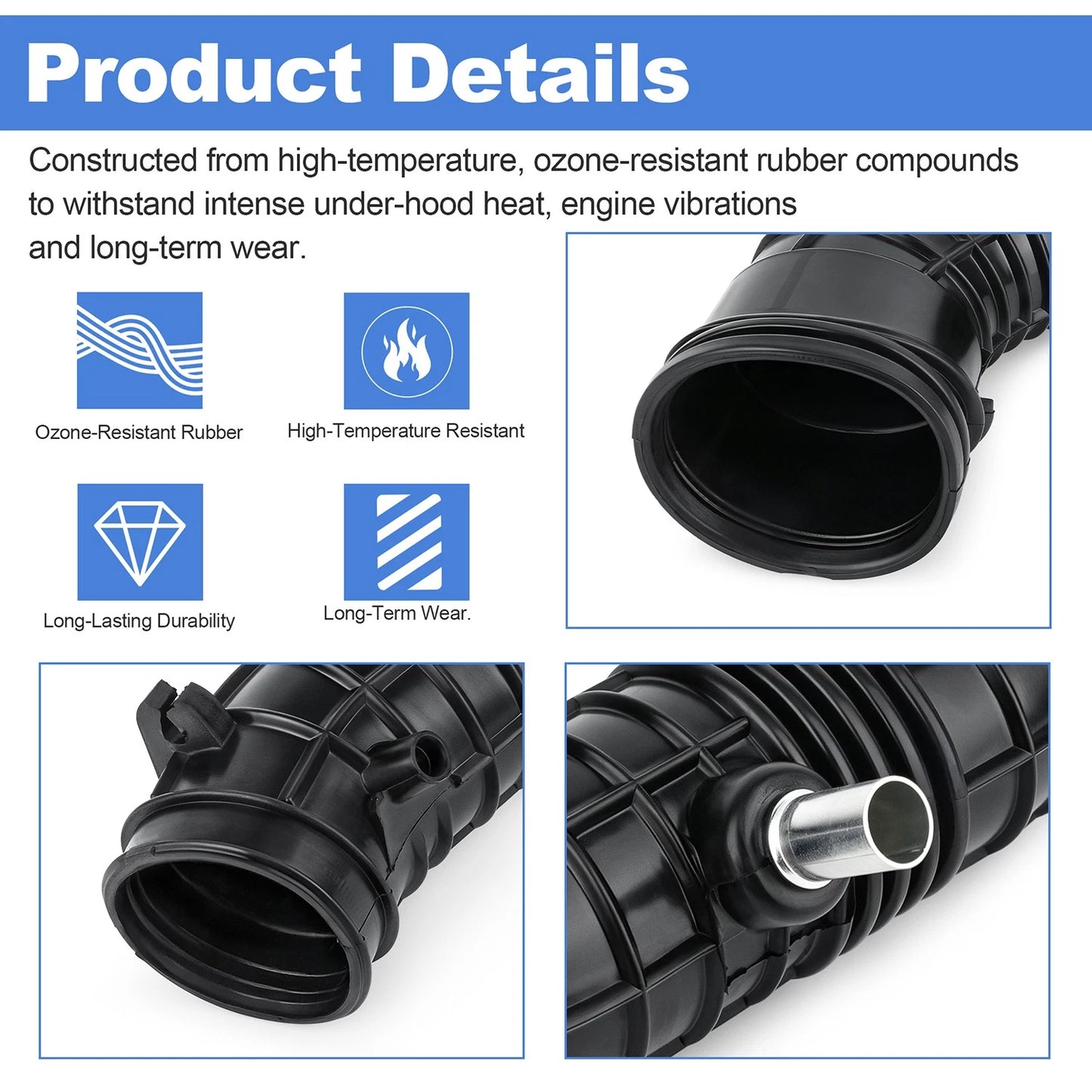 Air Intake Hose Tube Pipe For 2000-2005 Honda S2000 AP1 2.0L 17228-PCX-000