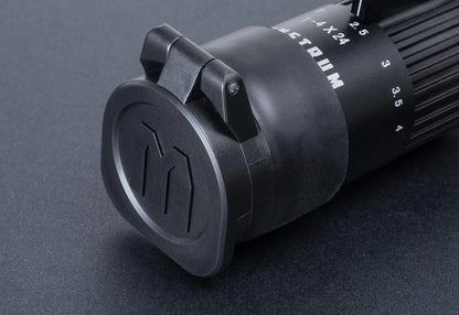Monstrum Rubberized Flip-Up Rifle Eyepiece | 43-48 mm outside diameter, Black