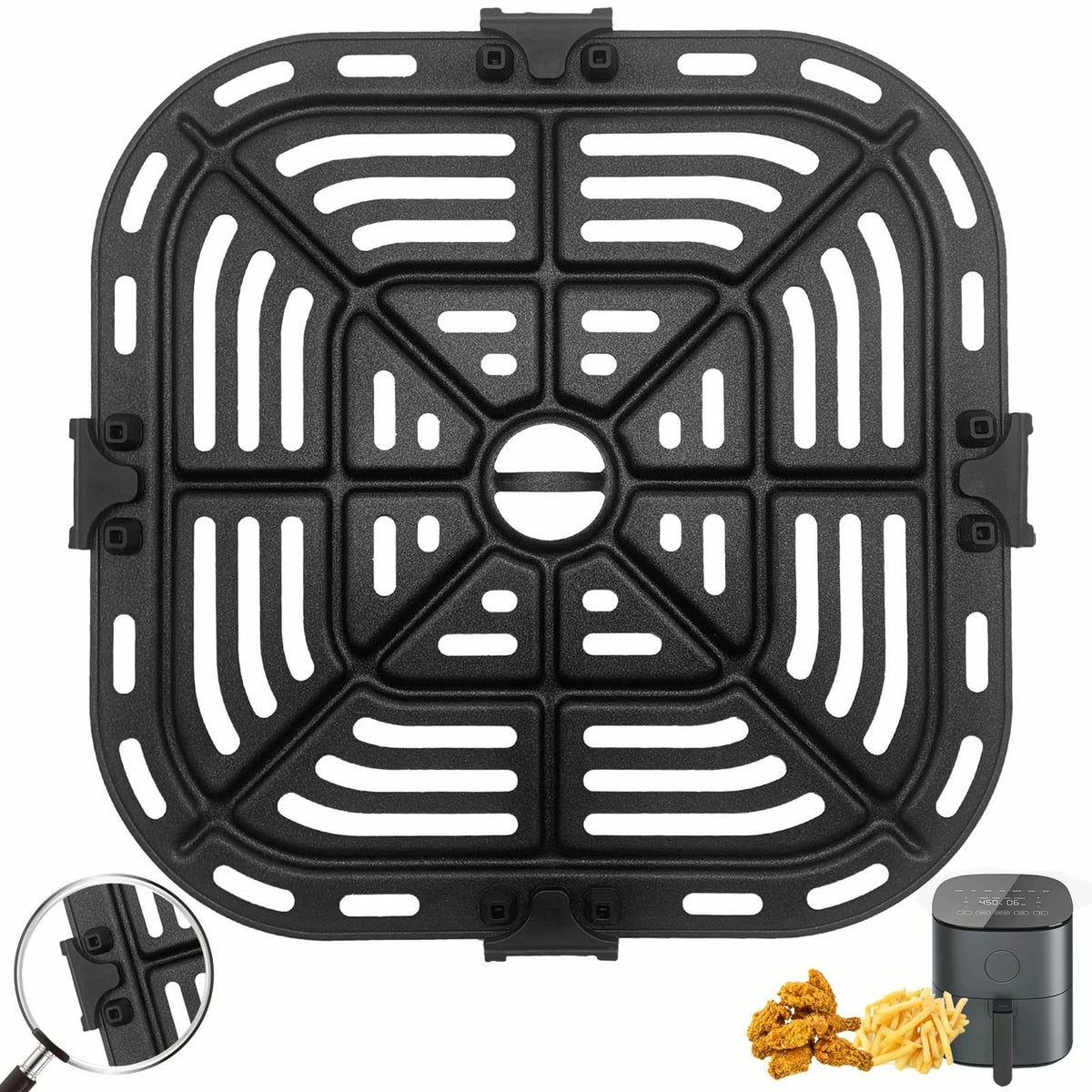 Air Fryer Replacement Grill Pan Fit for COSORI 5 QT, 5QT