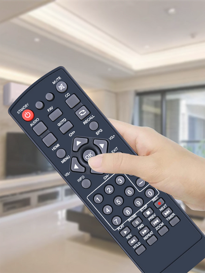 Remote Control For Ematic AT103B Digital TV Converter Box