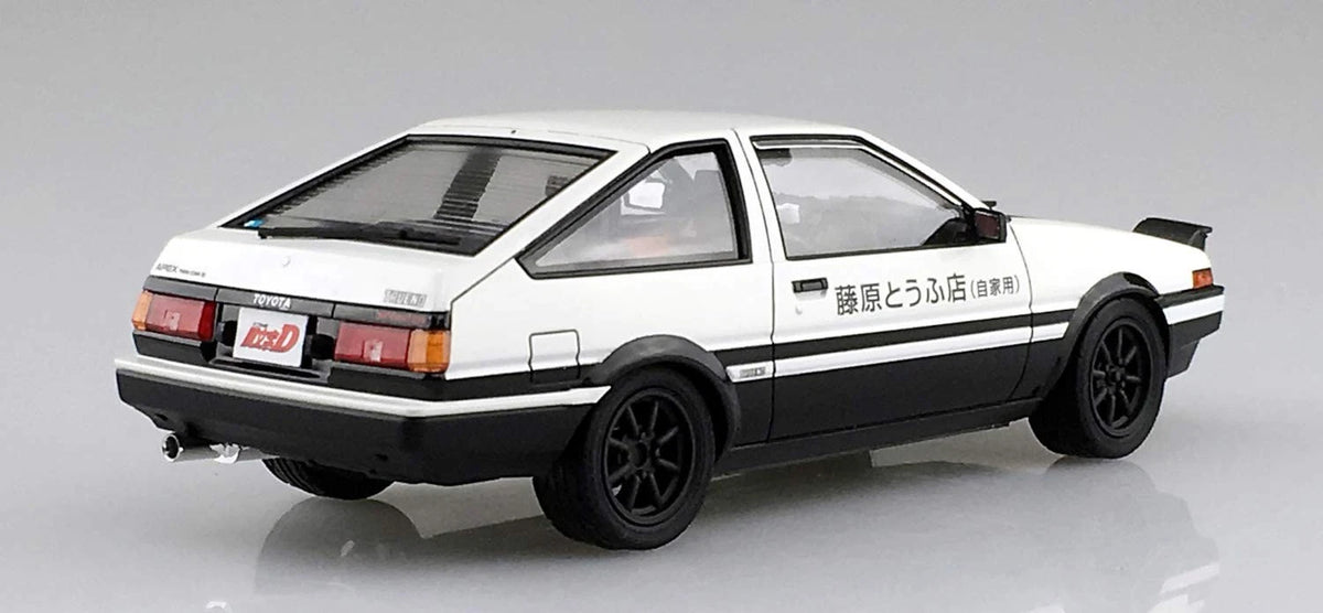 Aoshima Fujiwara Takumi AE86 Trueno Project-D Toyota 1:24 Small, Multicolor