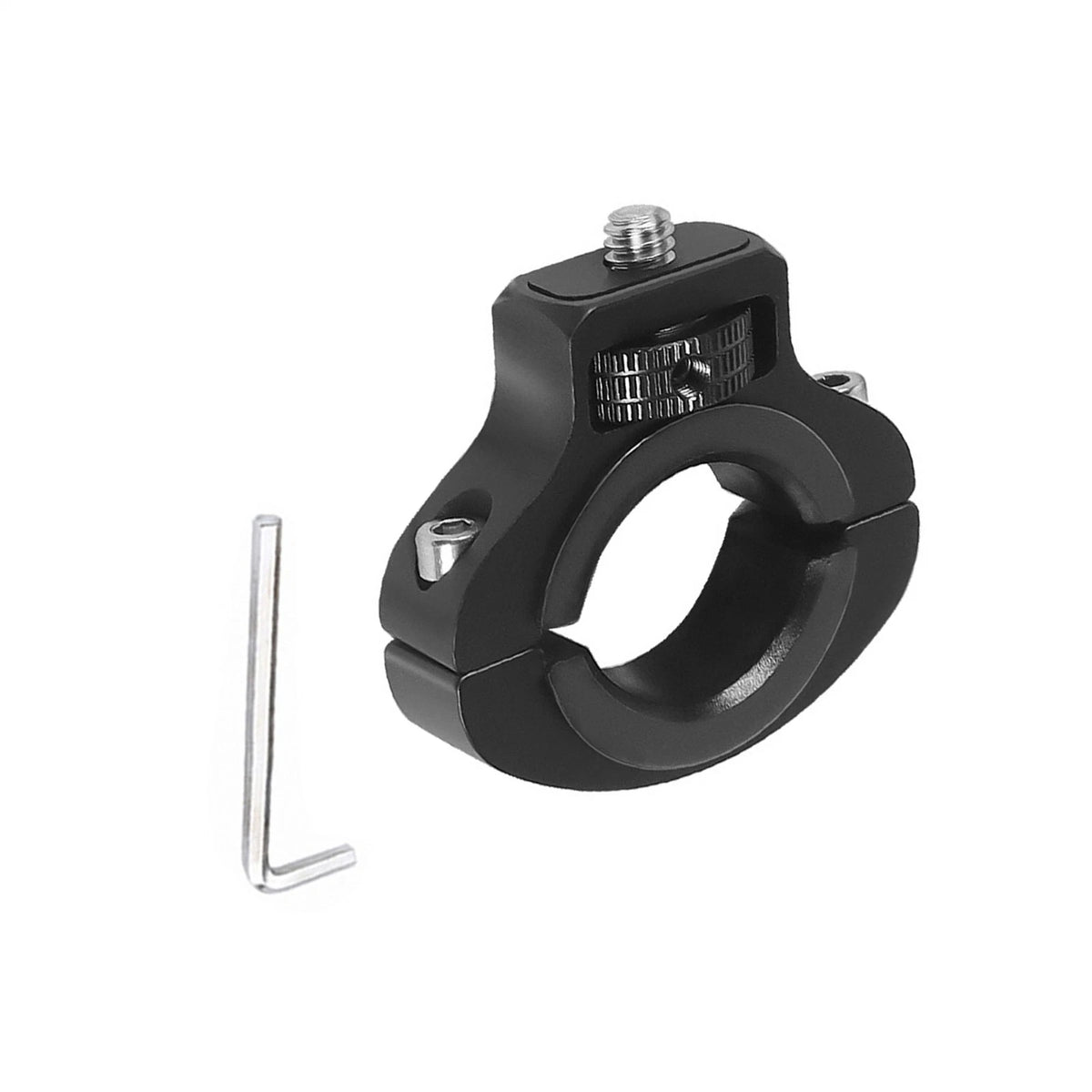 Black 1/4 Screw Bike Clip For Action Camera Mobile Phone Motorcycle Holder