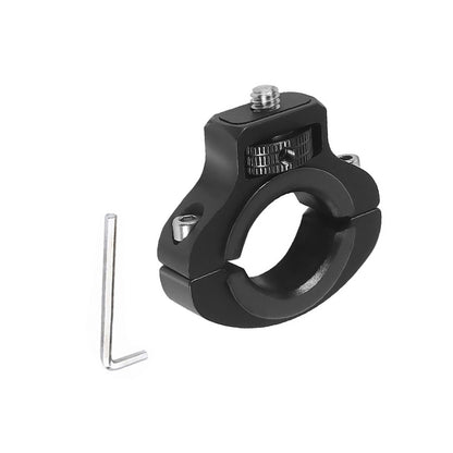 Black 1/4 Screw Bike Clip For Action Camera Mobile Phone Motorcycle Holder