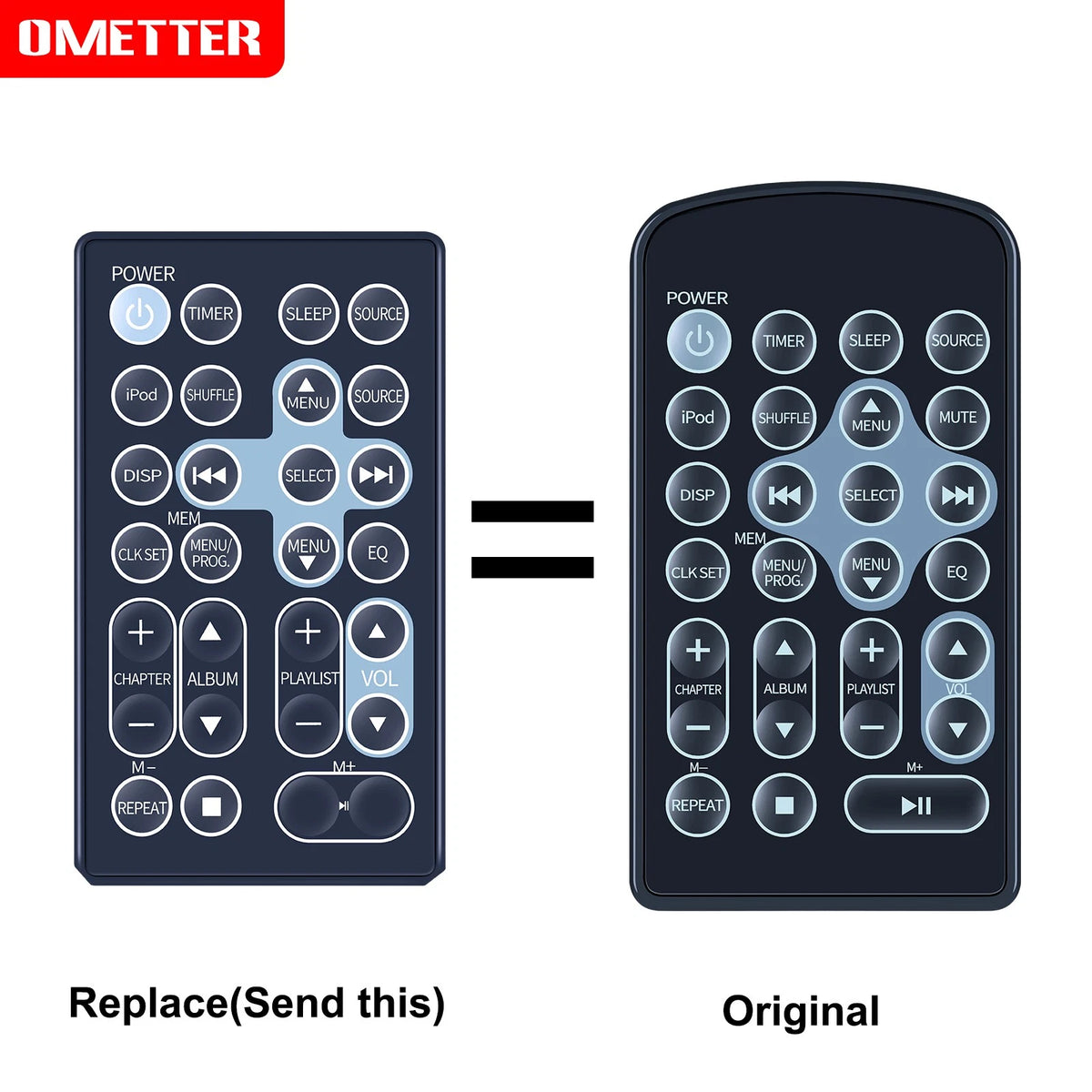 Replacement Remote Control For iLive IHP610B Home Music System