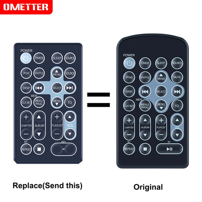 Replacement Remote Control For iLive IHP610B Home Music System