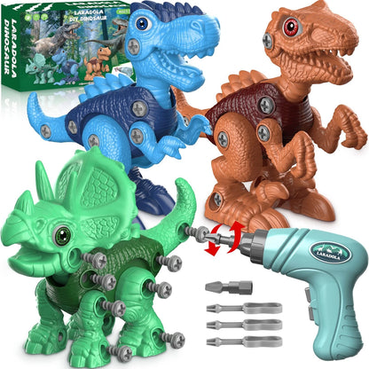 Laradola Dinosaur Toys for 3 4 5 6 7 8 Year Old Boys, Medium, Deluxe Green