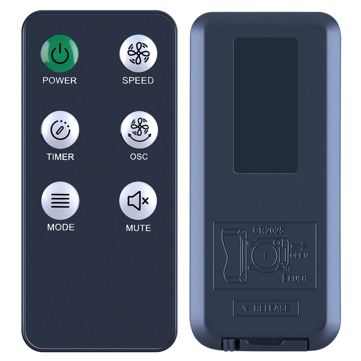 Replace Remote Control For HOLMES 42" Smart Connect Wl-Fl Digital Tower Fan