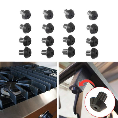 Pack of 16 WB2K101 Rubber Feet Gas Range Stovetop Grate Replacement...