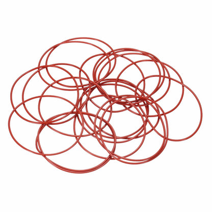 DEFANEX 20pcs Silicone O-Ring (63.6mm OD 60mm ID 1.8mm 63.6mm x x