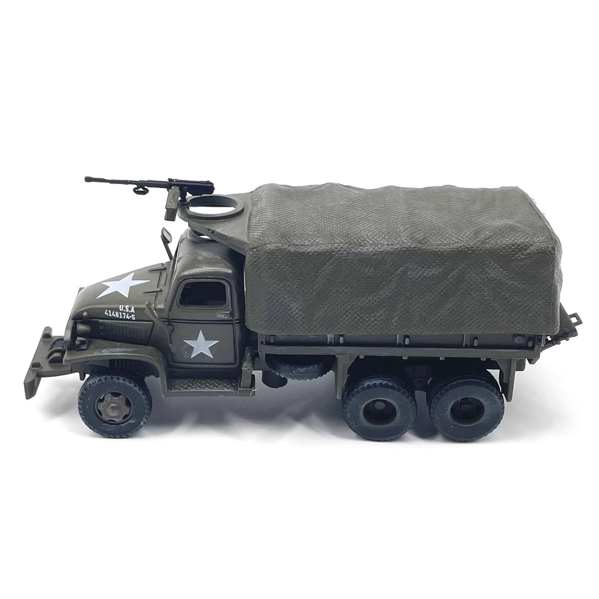 1/72 Scale WWII US Army GMC CCKW 353 Truck Military Simulation Model Toy Gift