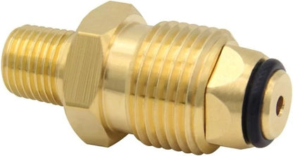 Hooshing Soft Nose POL Propane Gas Fitting with 1/4" NPT Male LP 1/4