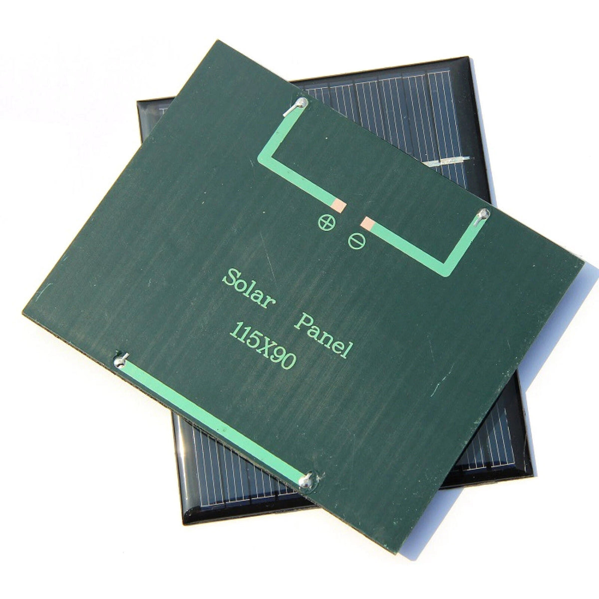 2Pack 12V 1.5W Solar Panel Small Cell Module Epoxy Mobile DC Battery Charger DIY