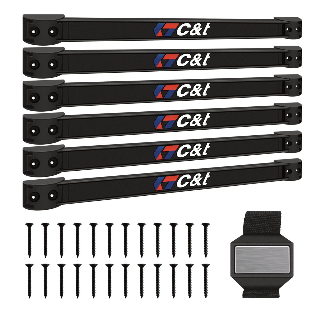 Magnetic Storage Organizer Tool Holder, Holder Strip, 6-Pack...