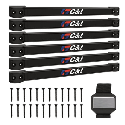Magnetic Storage Organizer Tool Holder, Holder Strip, 6-Pack...
