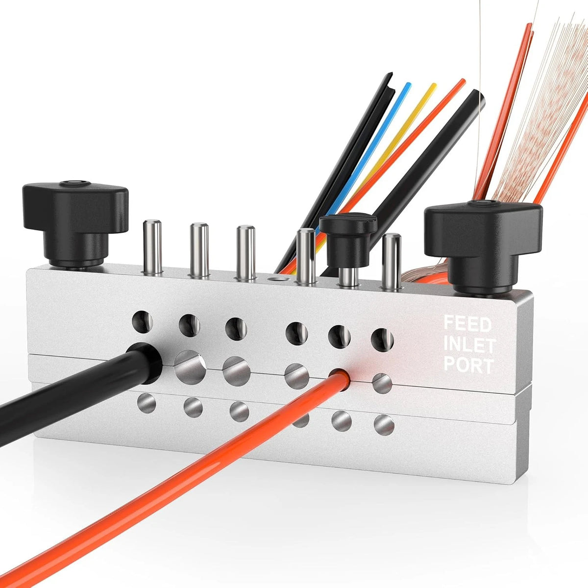 Split-Type Scrap Copper Wire Stripper Machine Kit with 6 Tungsten Silver