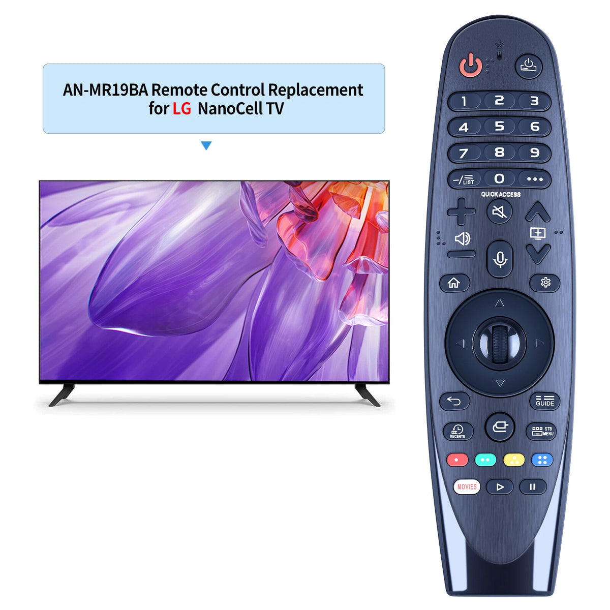 AN-MR19BA Replacement Remote Control For LG TV UM80 UM75 UM73 UM71